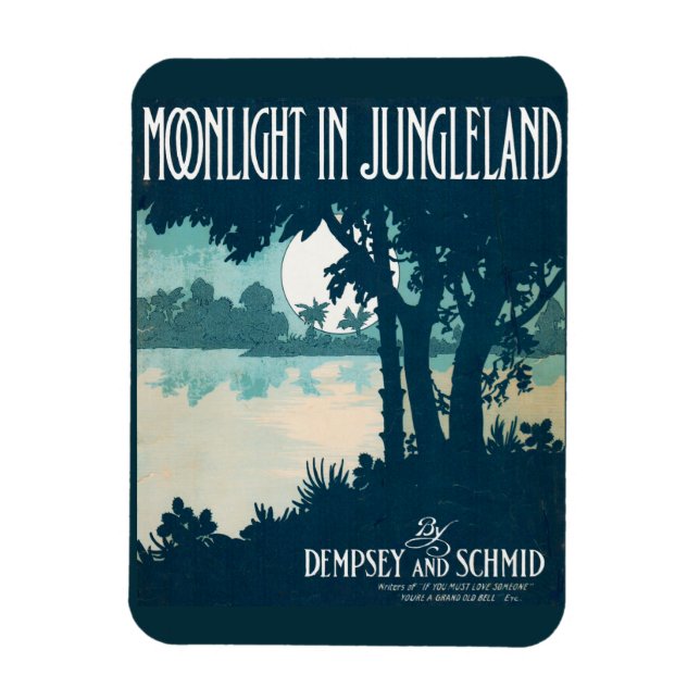 Imán Impresión musical de Jungleland de 1909 (Vertical)