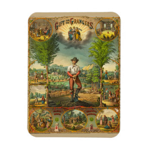 Imán Impresión promocional para miembros de Grange