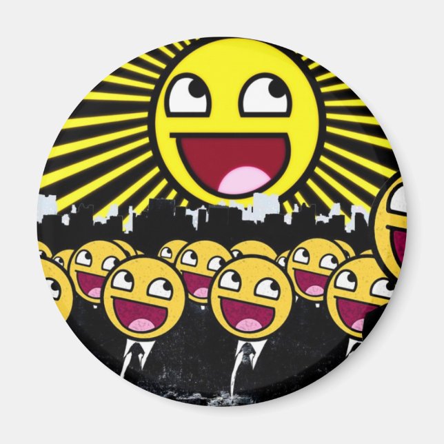 Imán Impresionante cara (Frente)