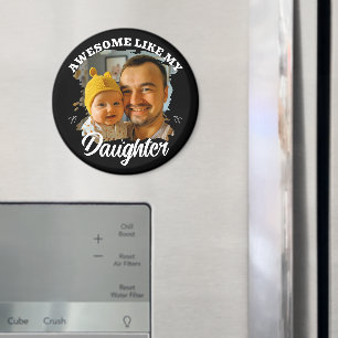 Imán Impresionante Como Mi Hija Foto Personalizada de P