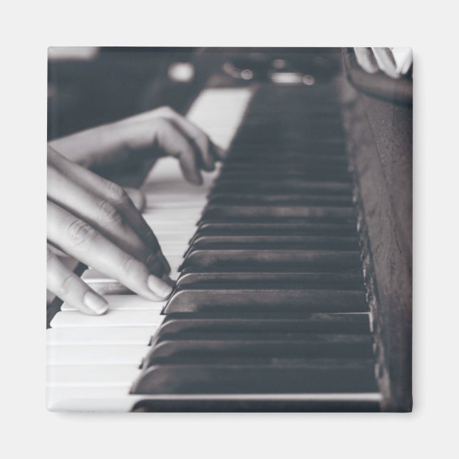 Imán Impresionante diseño de piano (Frente)