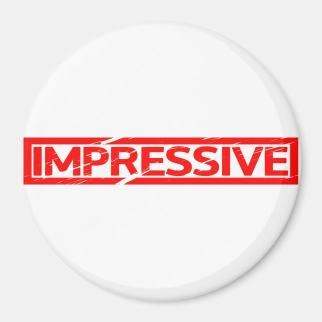 Imán Impresionante sello (Frente)