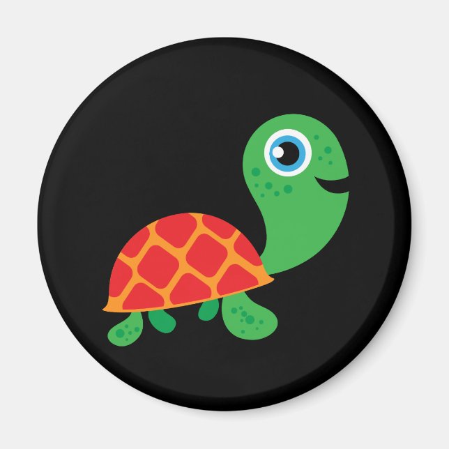 Imán Impresionante tortuga (Frente)