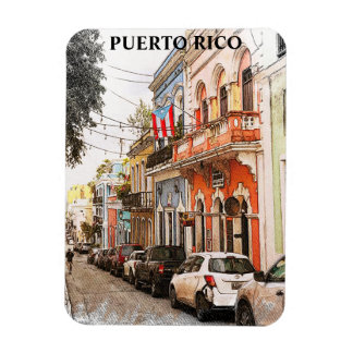 Imán Impresionante viaje vintage a Puerto Rico