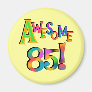 Imán Impresionantes camisetas de cumpleaños 85 y regalo