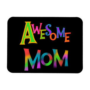 Imán Impresionantes camisetas y regalos de mamá