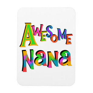 Imán Impresionantes camisetas y regalos de Nana