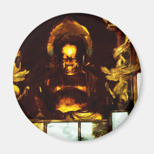 Imán Impresionismo abstracto del Buda de Oro Kyoto Japó