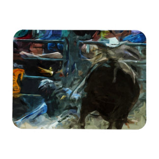Imán Impresionismo abstracto en la carrera de toros en 
