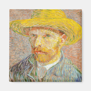 Imán Impresionismo con el autorretrato de Vincent Van G