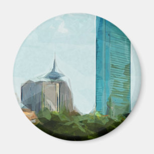 Imán Impresionismo por la línea aérea de Boston