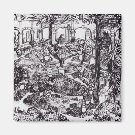 Imán Impresionismo: Vincent Van Gogh Garten des Hospita