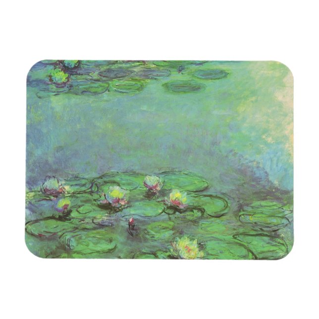 Imán Impresionismo vintage por Claude Monet (Horizontal)