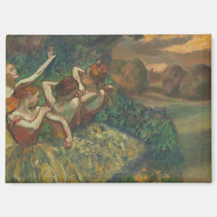 Imán Impresionista de los cuatro bailarines Edgar Degas