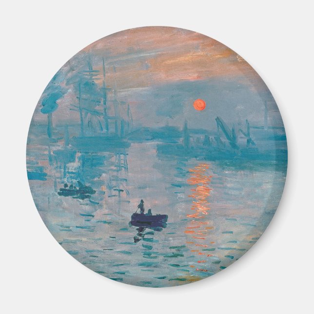 Imán Impression Sunrise Claude Monet (Frente)