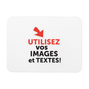 Imán Imprima sus diseños en línea en francés