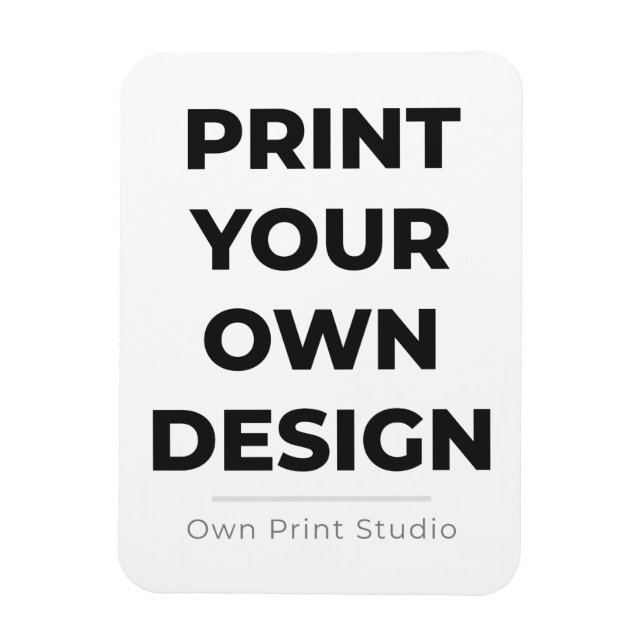 Imán Imprime tu propio diseño personalizado | Imprimien (Vertical)