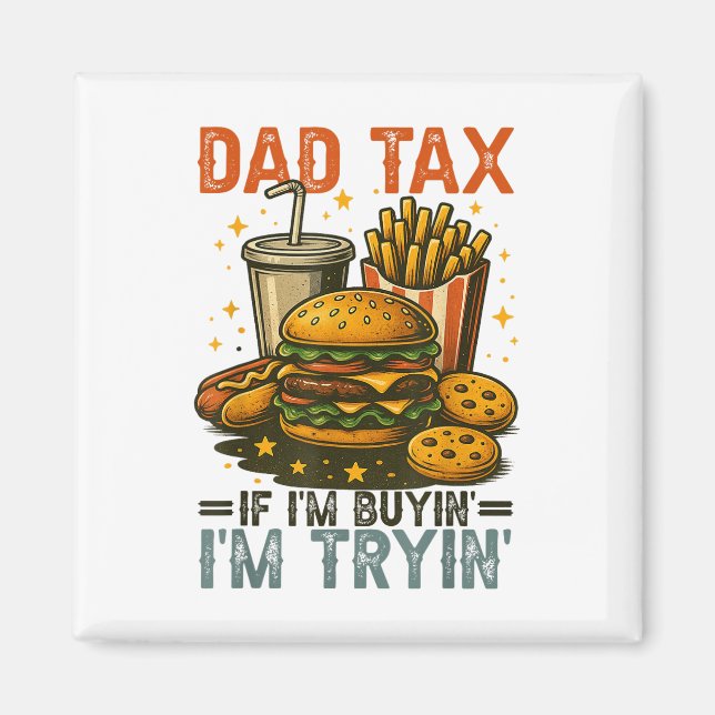 Imán Impuesto A Papá Si Estoy Comprando A Un Padre Dive (Frente)