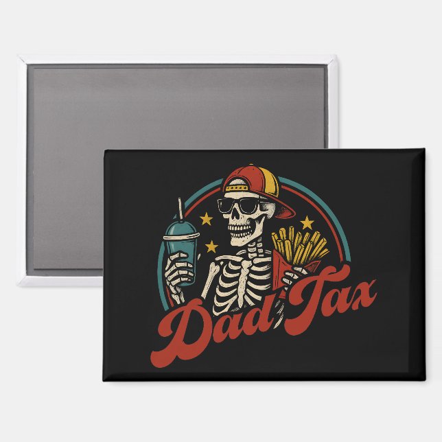 Imán Impuestos a los papás asegurándose de que no sea e (Anverso/Reverso)