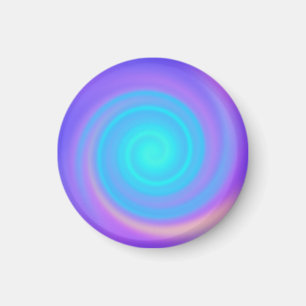 Imán Impulso De Aguas Púrpura Gradiente Swirl Magnet