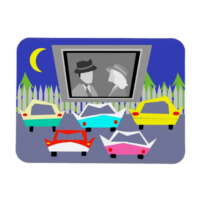 Imán Impulso de ciudad pequeña de cine Flexi Magnet (Horizontal)