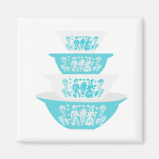 Imán Impulso vintage Pyrex Mariposa Nidor Bowl Magnet