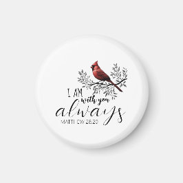 Imán In Loving Memory: Red Cardinal Memorial