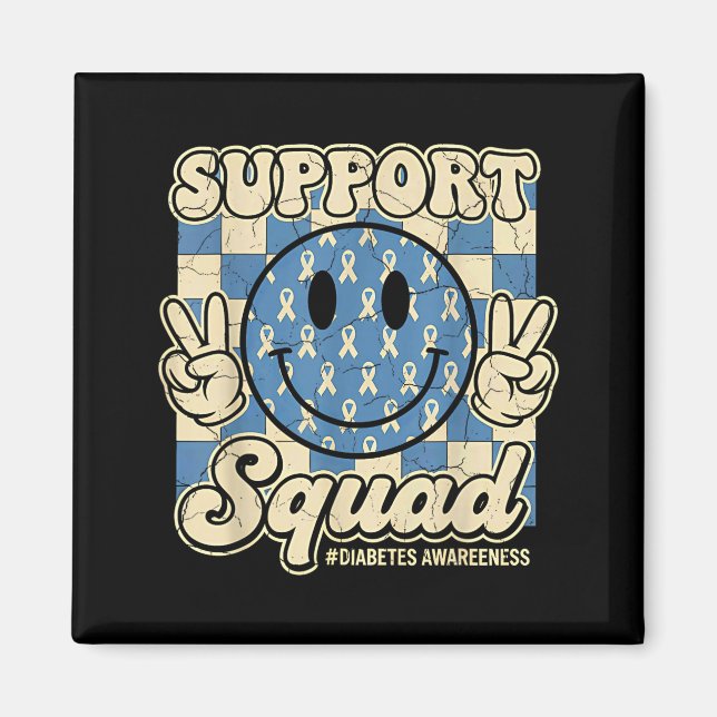 Imán In November We Wear Blue Diabetes Awareness Suprt  (Frente)