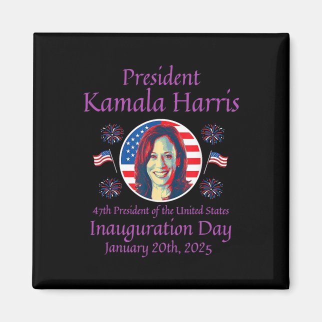 Imán Inauguración de Kamala Harris 2025 (Frente)