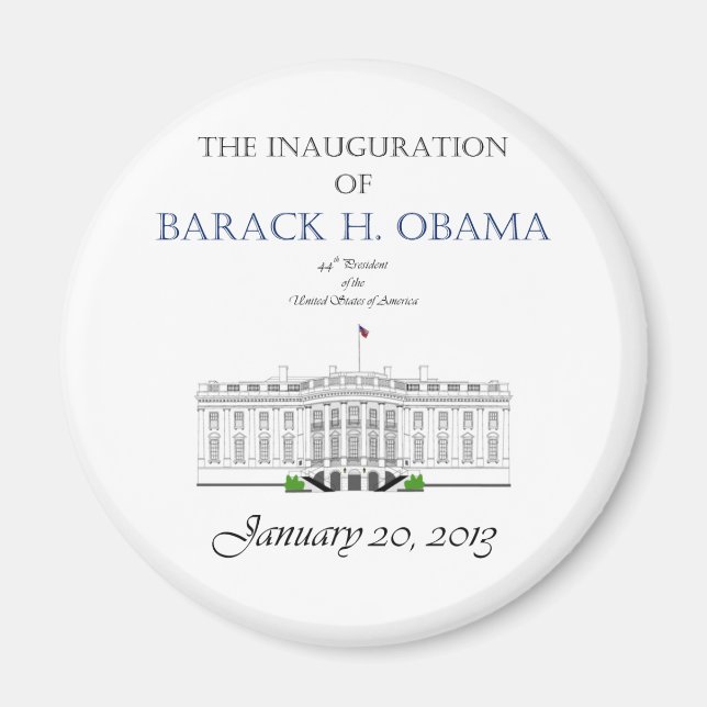 Imán Inauguración de Obama 2013 (Frente)