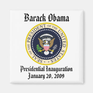 Imán Inauguración de PRESIDENTE OBAMA conmemorativa