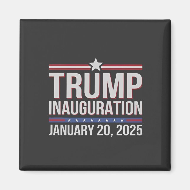 Imán Inauguración de Trump Día de enero de 2025 Preside (Frente)
