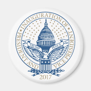 Imán Inauguración presidencial Logo de Trump Pence 2017