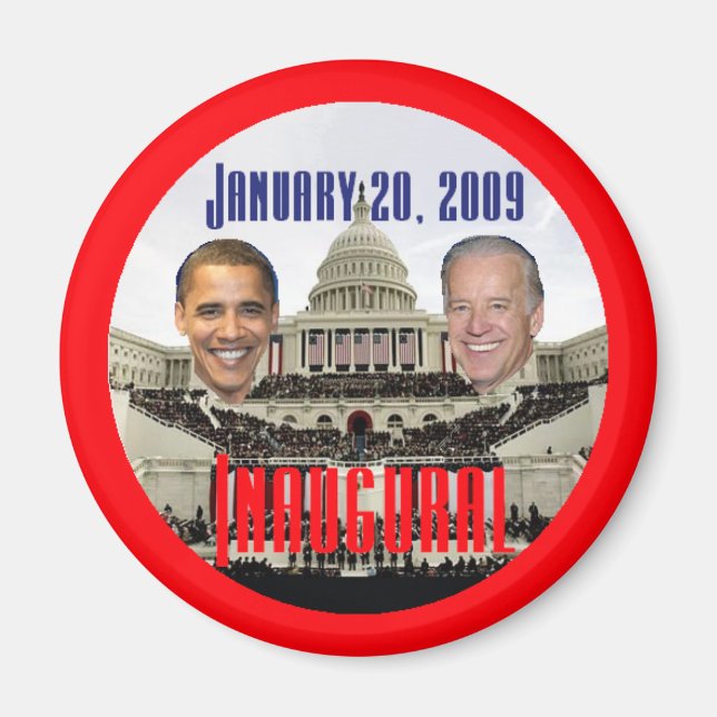 Imán INAUGURAL Capitol Magnet (Frente)