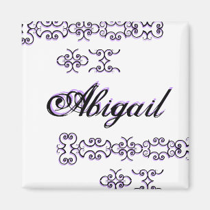 Imán Incendio de Abigail Designer Name III