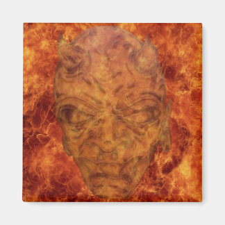Imán Incendio de Demon Square Magnet