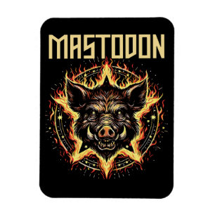 Imán Incendio del jabalí Mastodon