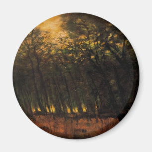 Imán Incendios en el bosque (por Laszlo Mednyanszky)