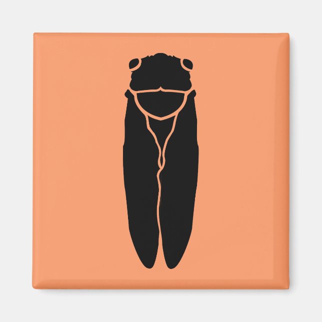 Imán Incepto de la Cicada Negra (Frente)