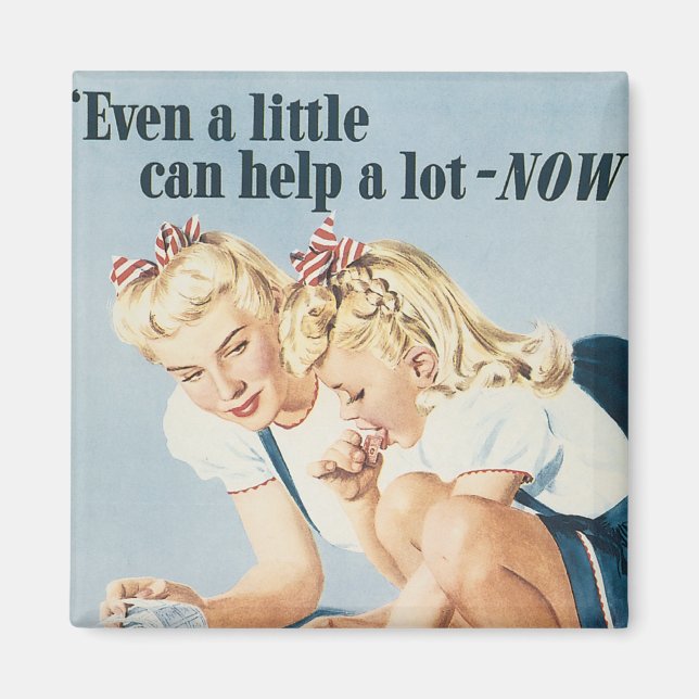 Imán Incluso un poco puede ayudar (Frente)