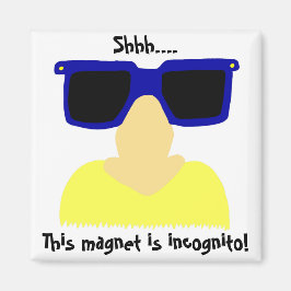 Imán Incognito Mustache & Glasses Magnet