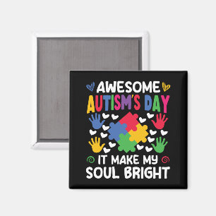 Imán Increíble día de autismo hace que mi alma tenga un