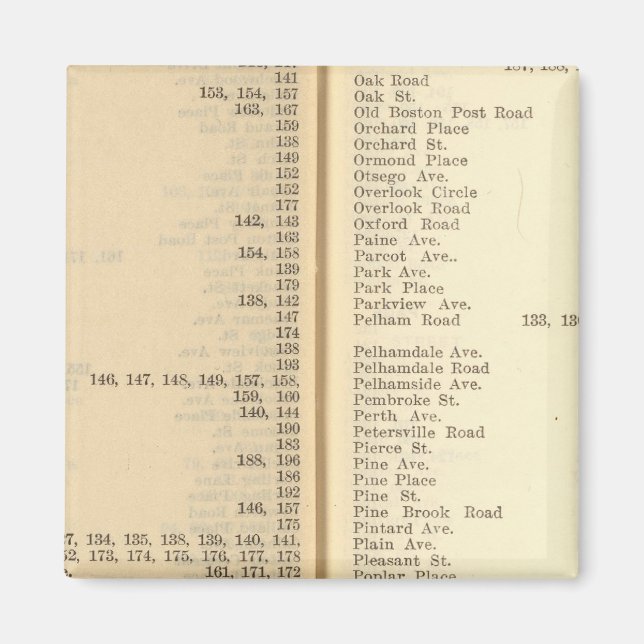 Imán Index New Rochelle (Frente)
