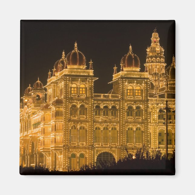 Imán INDIA, Karnataka, Mysore : Palacio del Majaraja (b (Frente)