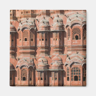 Imán INDIA, Rajasthan, Jaipur: Hawa Mahal (Palacio de l