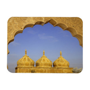 Imán India, Rajasthan, Jaisalmer. Cúpulas de arenisca