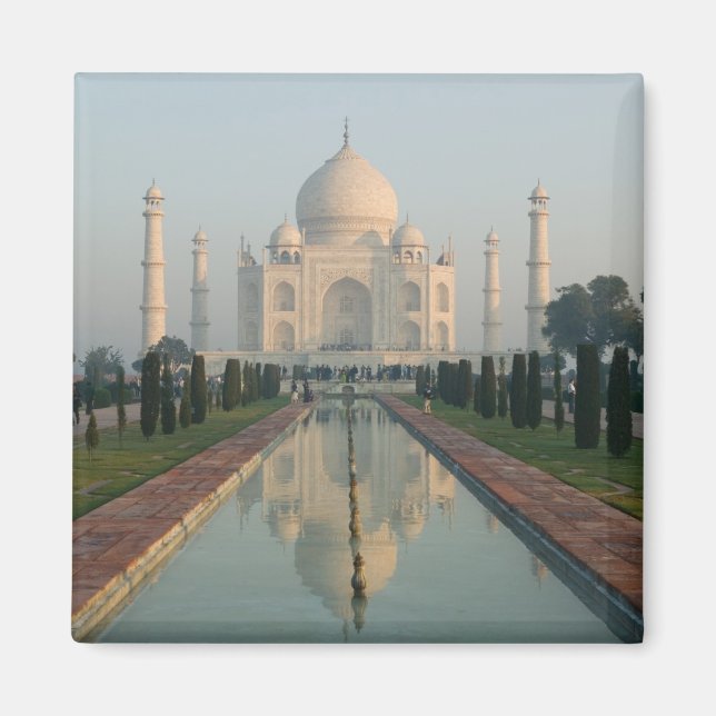 Imán INDIA, Uttar Pradesh, Agra: Taj Mahal, mañana (Frente)