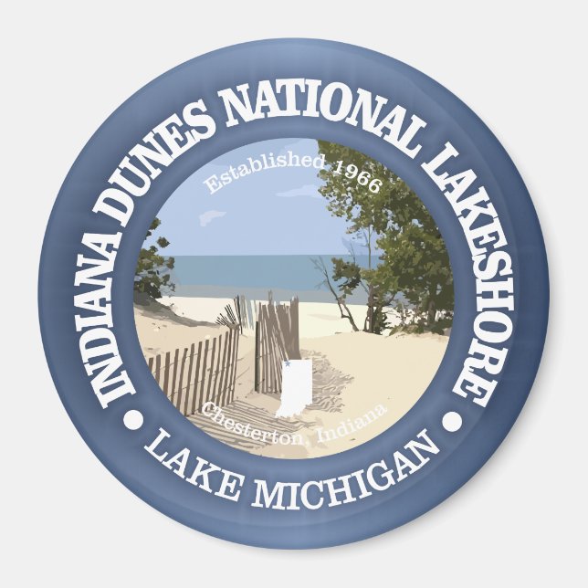 Imán Indiana Dunes National Lakeshore (Frente)