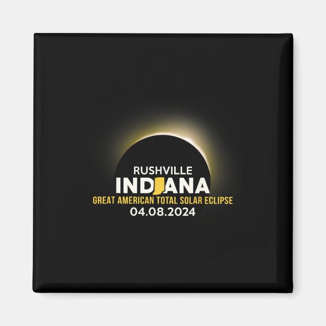 Imán Indiana En Eclipse Solar Total 2024 (Frente)