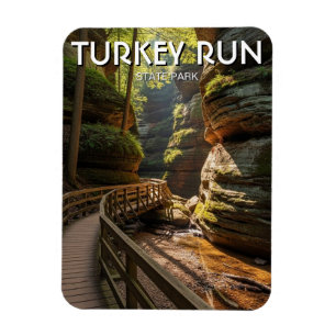 Imán Indiana Turkey Run State Park Viaje